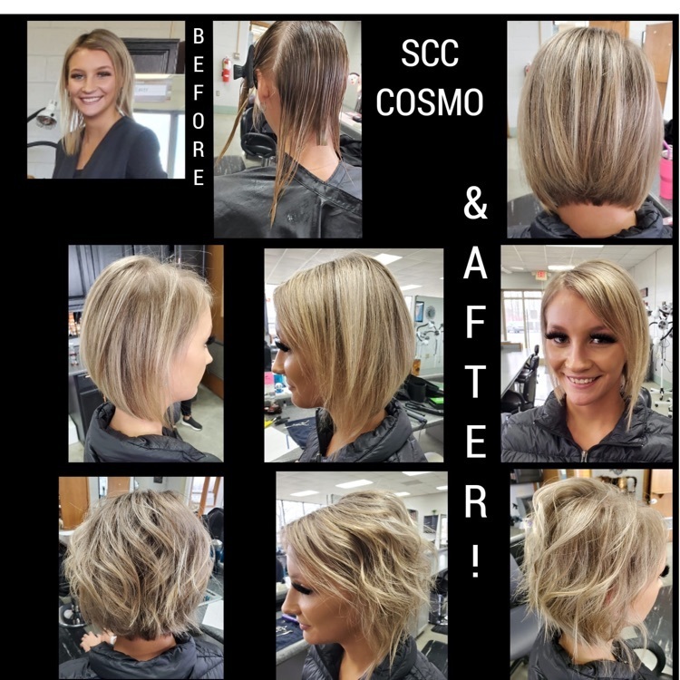 Cosmo before and after 